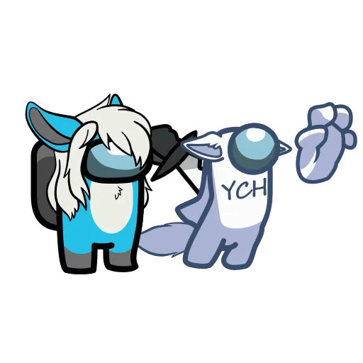 🔪 Стикер «YCH» для Telegram
