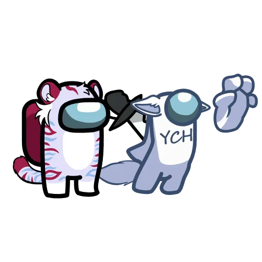 🔪 Стикер «YCH» для Telegram