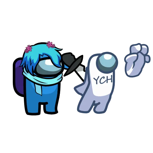 🔪 Стикер «YCH» для Telegram