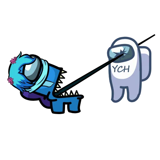 🔪 Стикер «YCH» для Telegram