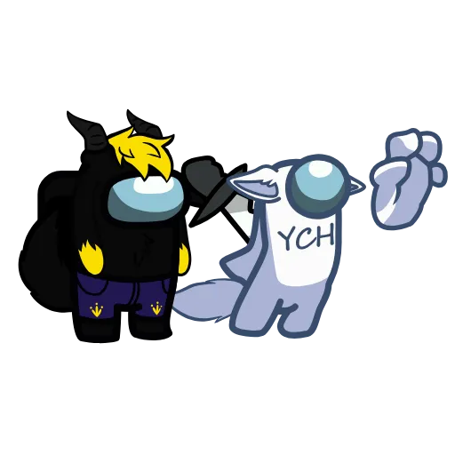 🔪 Стикер «YCH» для Telegram