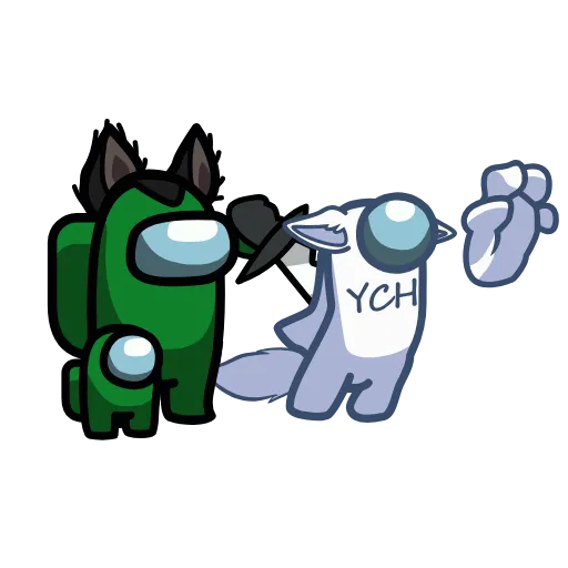 🔪 Стикер «YCH» для Telegram