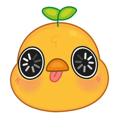 🤩 Эмодзи «Желточек» для Telegram
