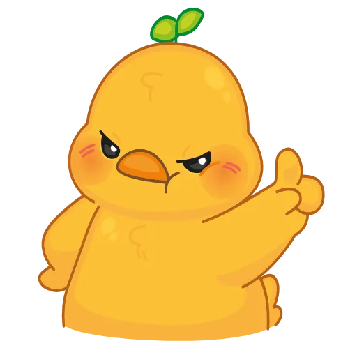 🤩 Эмодзи «Желточек» для Telegram