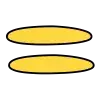 🤩 Эмодзи «Yellow #color #yellow #status» для Telegram