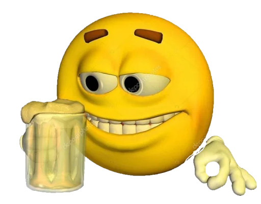 🍺 Стикер «Yellow Boi» для Telegram