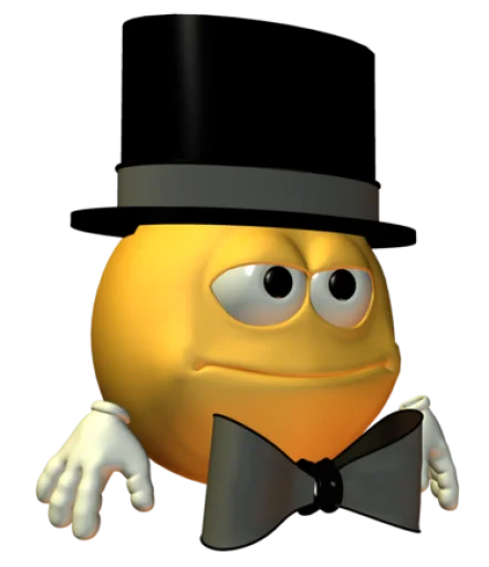 🎩 Стикер «Yellow Boi» для Telegram