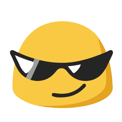 😎 Стикер «Желтые эмодзи» для Telegram