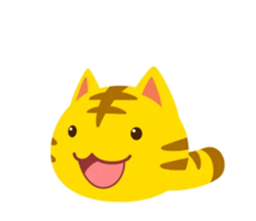 Стикерпак Yellow Kitten для Telegram — скачать