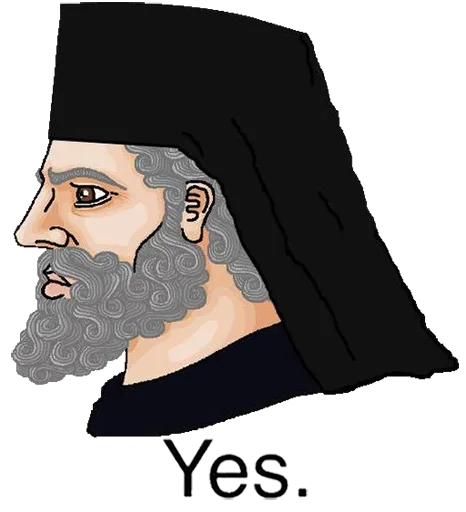☦ Стикер «Yes Chad» для Telegram
