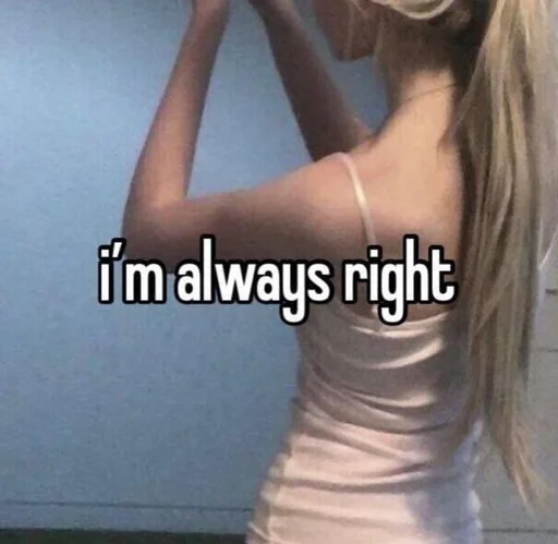 🥰 Стикер «я лучшая» для Telegram