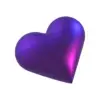 💜 Эмодзи «Violet #color #violet #purple» для Telegram
