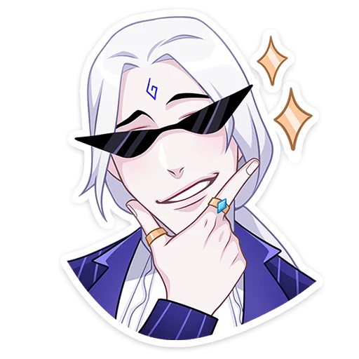 😎 Стикер «Янь» для Telegram