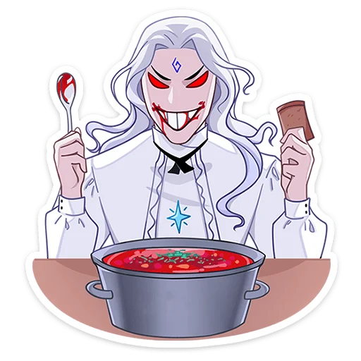 🍴 Стикер «Инь без текста» для Telegram