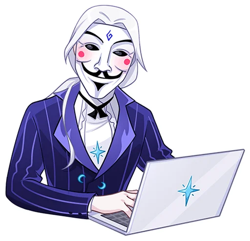 💻 Стикер «Инь без текста» для Telegram