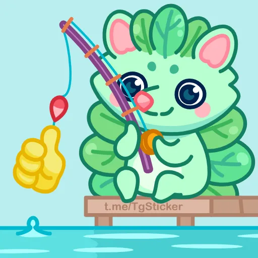 🎣 Эмодзи «Ёжик Юнис» для Telegram