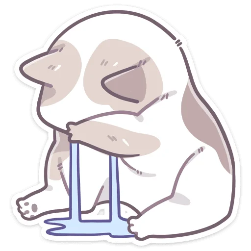 😭 Стикер «Йогурт без текста» для Telegram