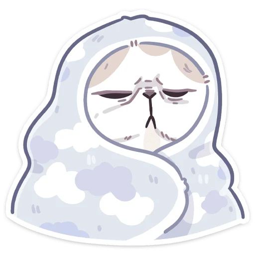 😴 Стикер «Йогурт без текста» для Telegram