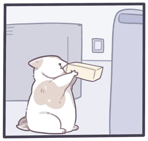 🍶 Стикер «Йогурт без текста» для Telegram