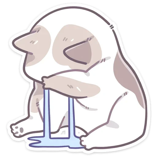 😭 Стикер «Фасолька» для Telegram