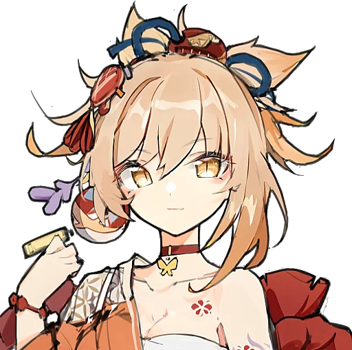🎇 Стикер «yoimiya is my wife» для Telegram