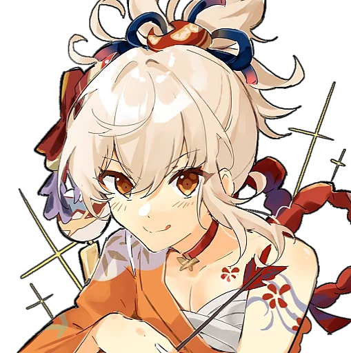 🎇 Стикер «yoimiya is my wife» для Telegram