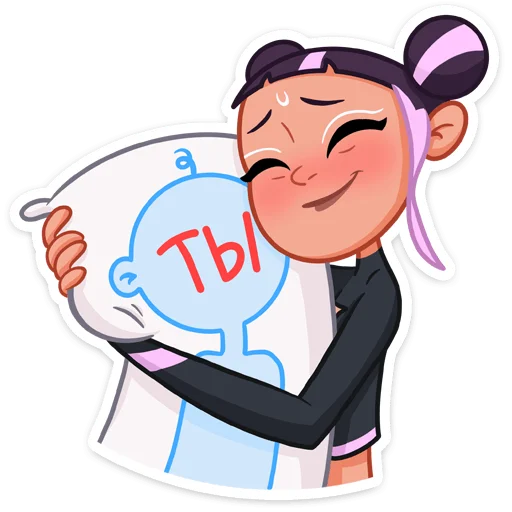 🤗 Стикер «Йоко» для Telegram