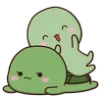 🤪 Эмодзи «🥺 Черепашки Yoko and Tomi» для Telegram