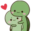 ❤️ Эмодзи «🥺 Черепашки Yoko and Tomi» для Telegram