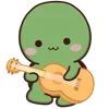 🎸 Эмодзи «🥺 Черепашки Yoko and Tomi» для Telegram