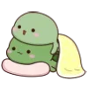 😴 Эмодзи «🥺 Черепашки Yoko and Tomi» для Telegram