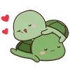 ❤️ Эмодзи «🥺 Черепашки Yoko and Tomi» для Telegram