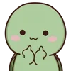 🖕 Эмодзи «🥺 Черепашки Yoko and Tomi» для Telegram