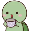 ☕ Эмодзи «🥺 Черепашки Yoko and Tomi» для Telegram