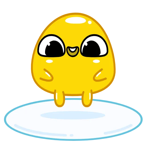 ❤️ Эмодзи «egg - желток» для Telegram