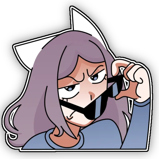 🤨 Стикер «Леди Алу» для Telegram
