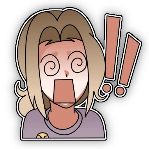 😵‍💫 Стикер «Леди Алу» для Telegram