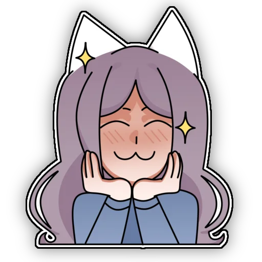 😚 Стикер «Леди Алу» для Telegram