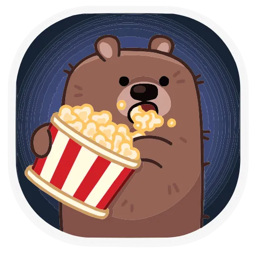 🍿 Эмодзи «Миша, ты опять?» для Telegram