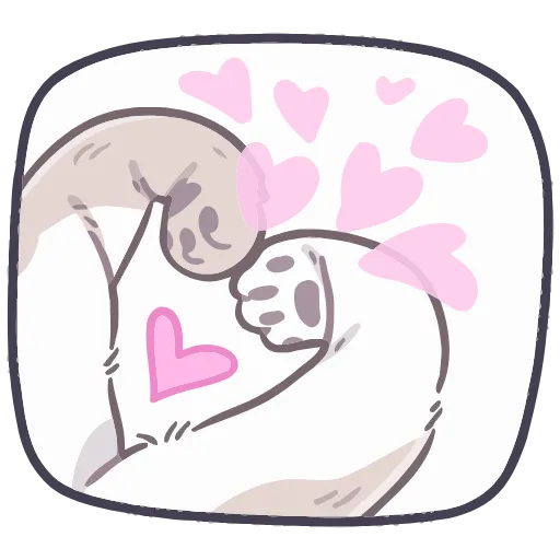 ❤ Эмодзи «Йогурт» для Telegram