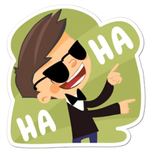 😣 Стикер «Happy» для Telegram