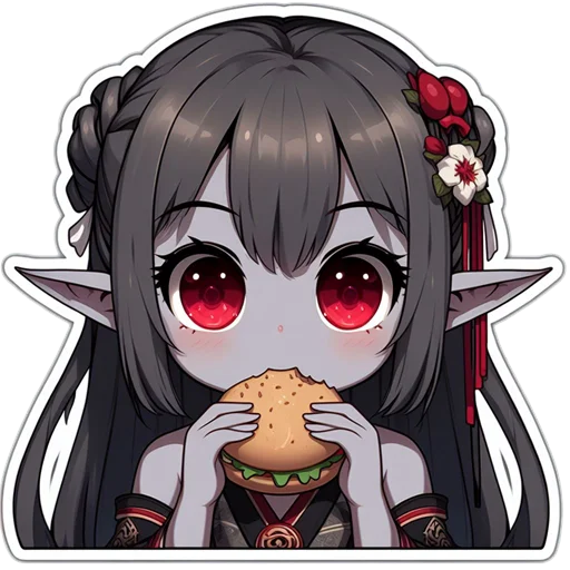 🍔 Стикер «Younger Scrolls» для Telegram