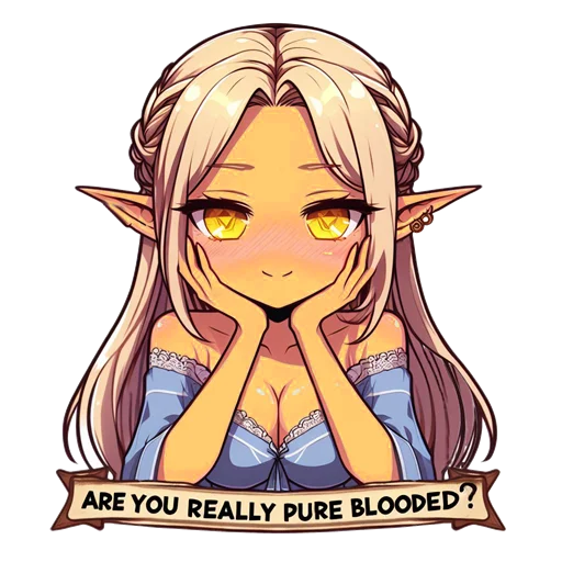 🧝‍♀️ Стикер «Younger Scrolls» для Telegram