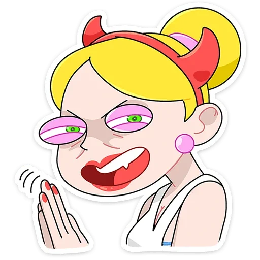 😈 Стикер «Ваша Мамаша Плюс» для Telegram