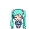 🙂 Эмодзи «Miku #anime #girl» для Telegram