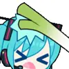 🙂 Эмодзи «Miku #anime #girl» для Telegram