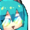 🙂 Эмодзи «Miku #anime #girl» для Telegram