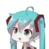 🙂 Эмодзи «Miku #anime #girl» для Telegram