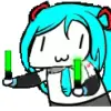 🙂 Эмодзи «Miku #anime #girl» для Telegram