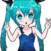 🙂 Эмодзи «Miku #anime #girl» для Telegram